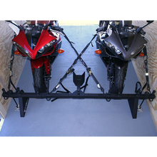 Load image into Gallery viewer, Locking Pin Two Sport Bike Rack System
