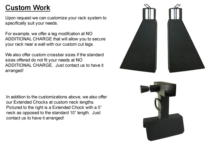 Build your own motorcycle rack with wheel chocks – Beast Racks